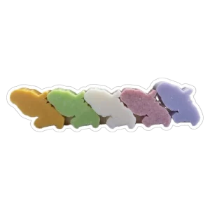 Pack de 5 savons en forme de carte de la Martinique