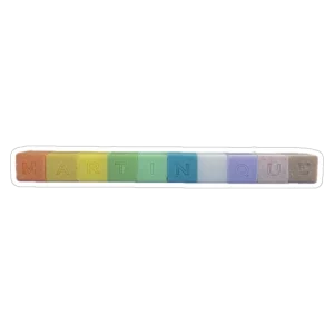 Barre de 10 savons estampillés Martinique