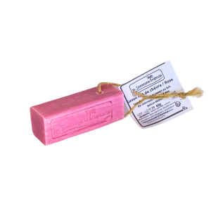 savon au lait de chèvre parfumé à la rose sauvage