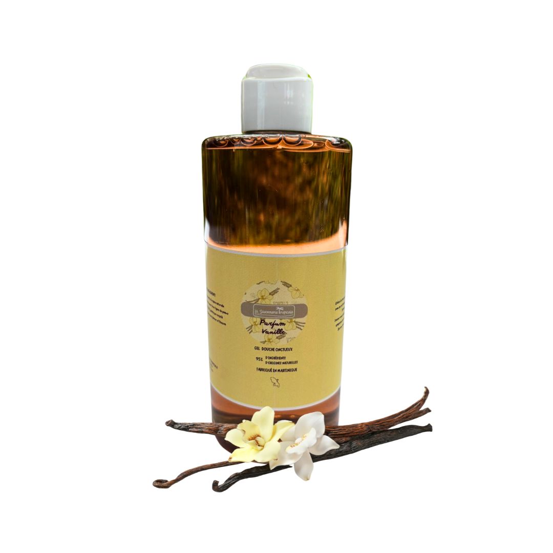 Gel douche parfumé à la vanille
